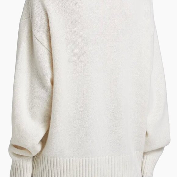 Reformation Jadey Cashmere Oversized V-neck Sweater Size Small NWT - Picture 4 of 8